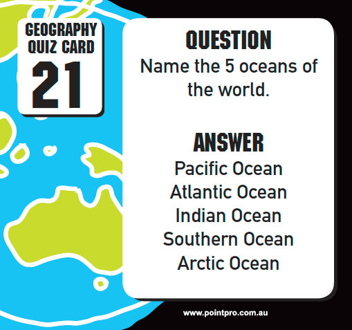 Cartões: Daniel - Geography Quiz 1
